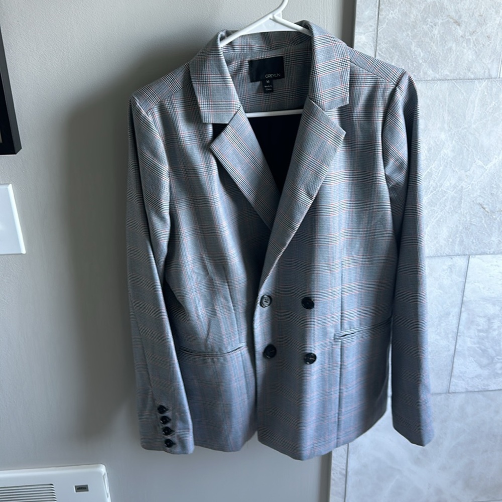 Check print blazer - Picture 5 of 6
